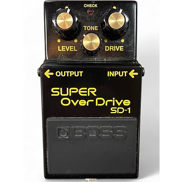 Used BOSS SD1 SUPER OVERDRIVE BLACK Effect Pedal