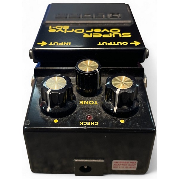 Used BOSS SD1 SUPER OVERDRIVE BLACK Effect Pedal