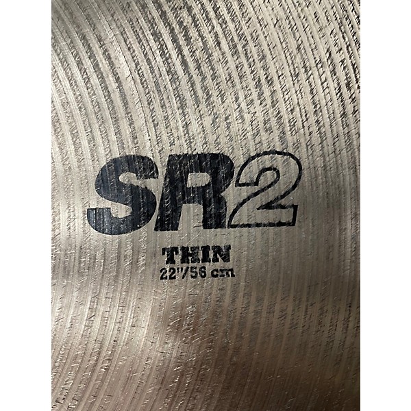Used SABIAN 22in SR2 Thin Ride Cymbal