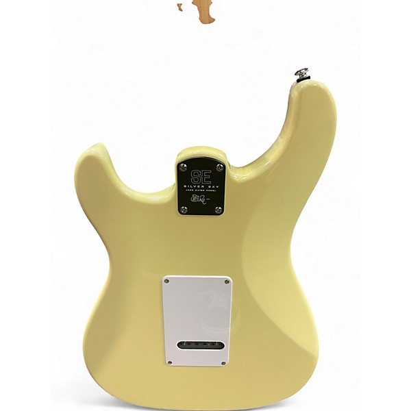 Used PRS SE Silver Sky Moon White Solid Body Electric Guitar