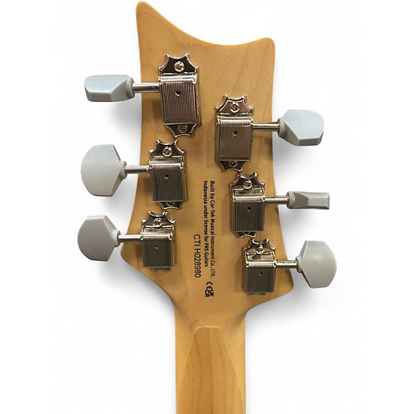 Used PRS SE Silver Sky Moon White Solid Body Electric Guitar