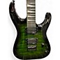 Used Jackson JS32 Dinky Trans Green Solid Body Electric Guitar