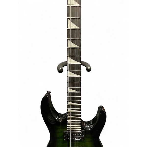 Used Jackson JS32 Dinky Trans Green Solid Body Electric Guitar