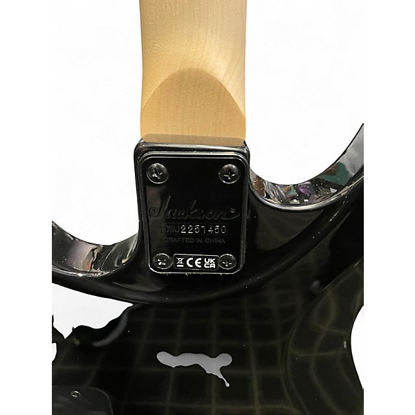 Used Jackson JS32 Dinky Trans Green Solid Body Electric Guitar