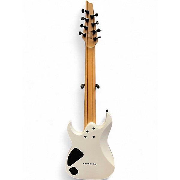 Used Ibanez RG8 8 String White Solid Body Electric Guitar