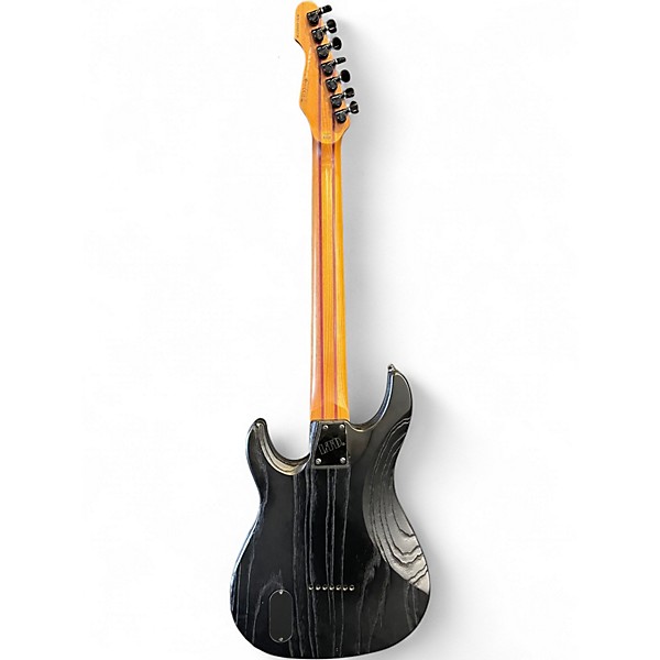 Used ESP LTD SN-1007B Black Blast Solid Body Electric Guitar