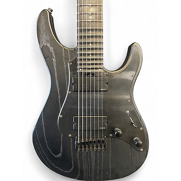 Used ESP LTD SN-1007B Black Blast Solid Body Electric Guitar