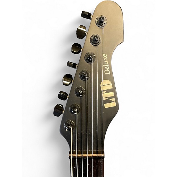 Used ESP LTD SN-1007B Black Blast Solid Body Electric Guitar