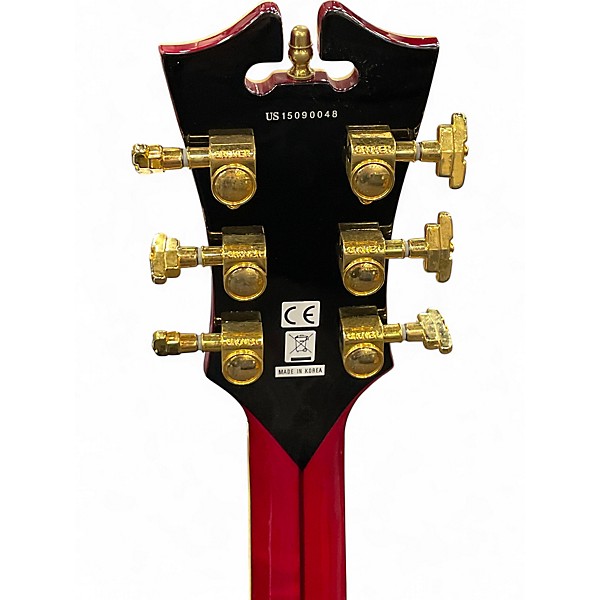 Used D'Angelico EX-DC Trans Cherry Hollow Body Electric Guitar