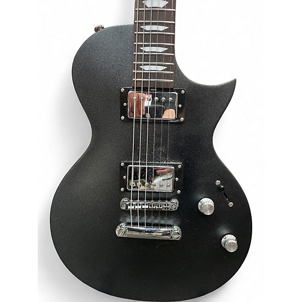 Used Eart EGLP-610 Gunmetal Gray Solid Body Electric Guitar