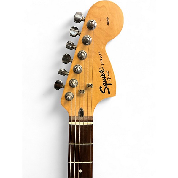 Used 2003 Squier Standard Stratocaster Blue Agave Solid Body Electric Guitar