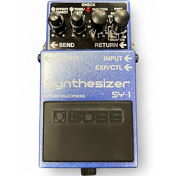 Used BOSS sy1 synthesizer Effect Pedal