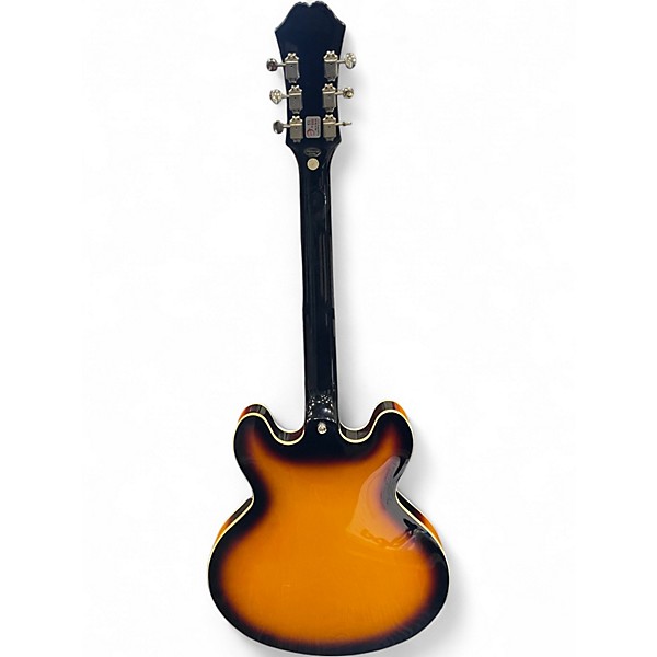 Used Epiphone Casino Vintage Sunburst Hollow Body Electric Guitar