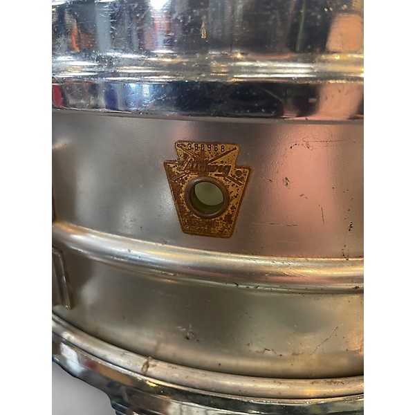 Vintage 1960s Ludwig 14X5.5 Acrolite Snare ALUMINUM Drum