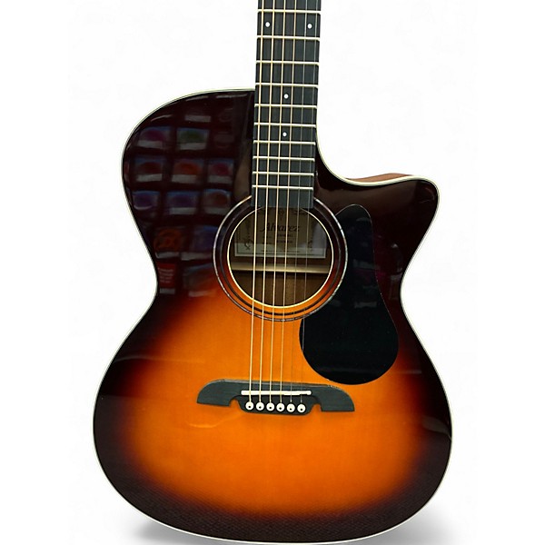 Used Alvarez RG260CESB Regent Series Grand Auditorium Sunburst Acoustic Electric Guitar