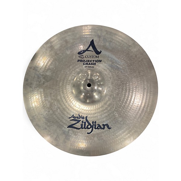 Used 2002 Zildjian 17in A Custom Projection Crash Cymbal