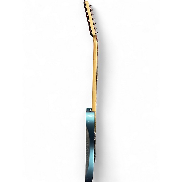 Used Ibanez GRG7221M METALLIC LIGHT BLUE Solid Body Electric Guitar