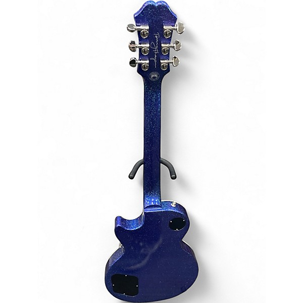 Used Epiphone Tommy Thayer Les Paul Standard BLUE SPARKLE Solid Body Electric Guitar