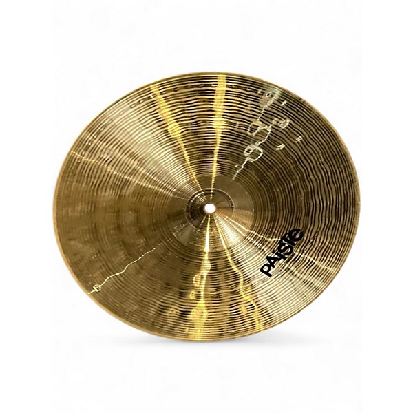 Used Paiste 14in Signature Dark Crisp Hi Hat Pair Cymbal