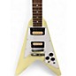 Used 2023 Gibson Flying V 70'S WHITE Solid Body Electric Guitar