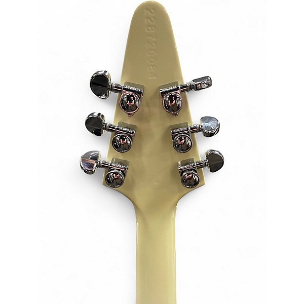 Used 2023 Gibson Flying V 70'S WHITE Solid Body Electric Guitar