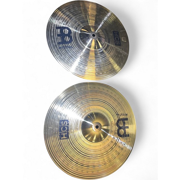 Used MEINL 14in HCS Hi Hat Pair Cymbal