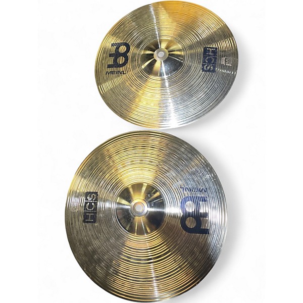 Used MEINL 14in HCS Hi Hat Pair Cymbal