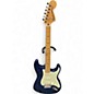 Used Fender Deluxe Stratocaster Sapphire Blue Trans Solid Body Electric Guitar thumbnail