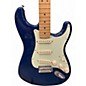 Used Fender Deluxe Stratocaster Sapphire Blue Trans Solid Body Electric Guitar