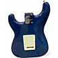 Used Fender Deluxe Stratocaster Sapphire Blue Trans Solid Body Electric Guitar