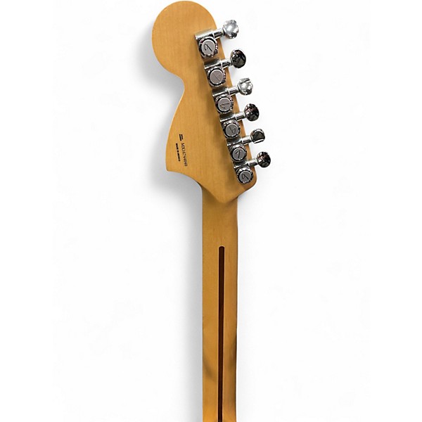 Used Fender Deluxe Stratocaster Sapphire Blue Trans Solid Body Electric Guitar