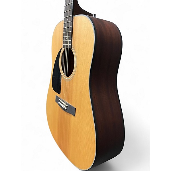 Used Fender CD100 Left Handed Natural Acoustic Guitar