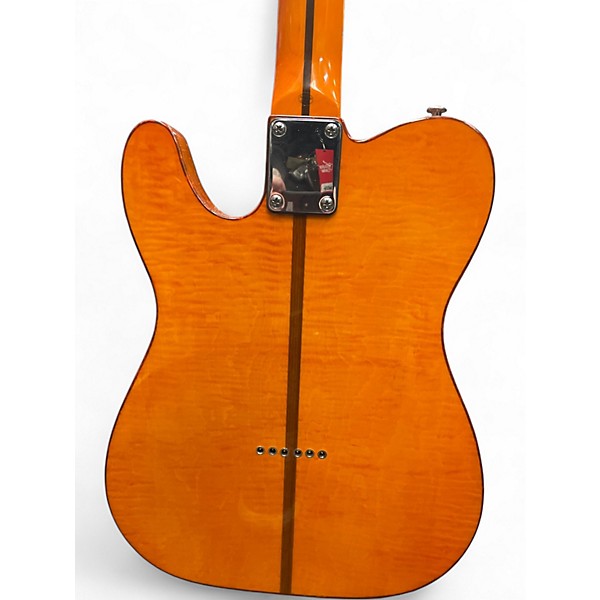 Used Firefly t style Trans Orange Solid Body Electric Guitar