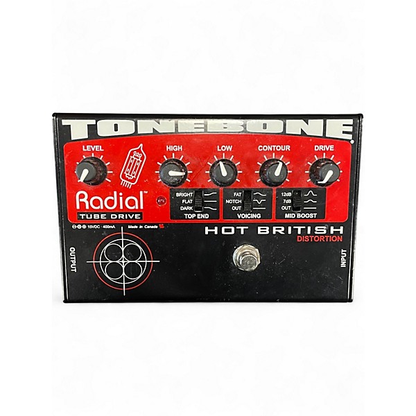 Used Radial Engineering Tonebone Hot British Tube Drive Effect Pedal