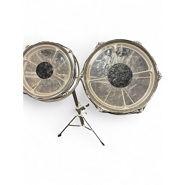 Used Remo 3 Piece Rototom Chrome Roto Toms