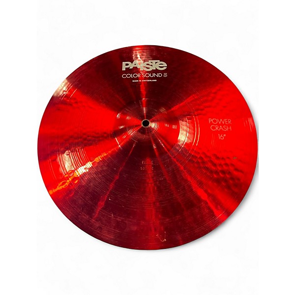 Used Paiste 16in Colorsound 5 Series Power Crash Cymbal