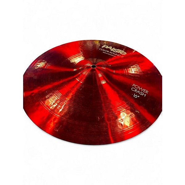 Used Paiste 16in Colorsound 5 Series Power Crash Cymbal