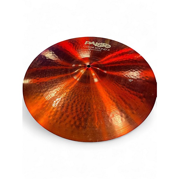 Used Paiste 18in Colorsound 5 Series Crash Cymbal