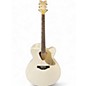 Used Gretsch Guitars G5022CE Rancher Jumbo White Acoustic Electric Guitar thumbnail
