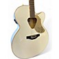 Used Gretsch Guitars G5022CE Rancher Jumbo White Acoustic Electric Guitar