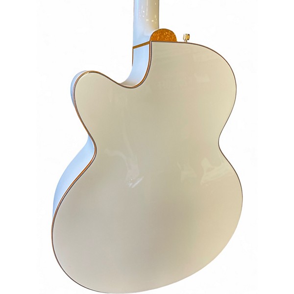 Used Gretsch Guitars G5022CE Rancher Jumbo White Acoustic Electric Guitar