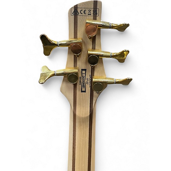 Used Ibanez SR305 5 String WINE RED FROZEN METALLIC Electric Bass Guitar