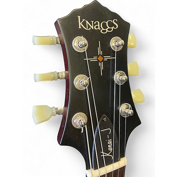 Used Knaggs J MT H2 INDIAN RED Solid Body Electric Guitar