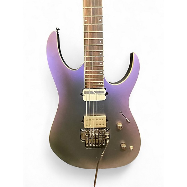 Used Ibanez RG60ALS Black Aurora Burst Solid Body Electric Guitar