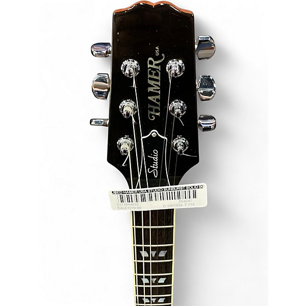 Used Hamer USA STUDIO SUNBURST Solid Body Electric Guitar