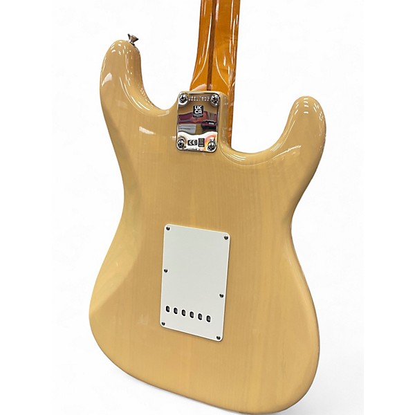 Used Fender American Vintage II 1957 Stratocaster Left-Hand Vintage Blonde Solid Body Electric Guitar