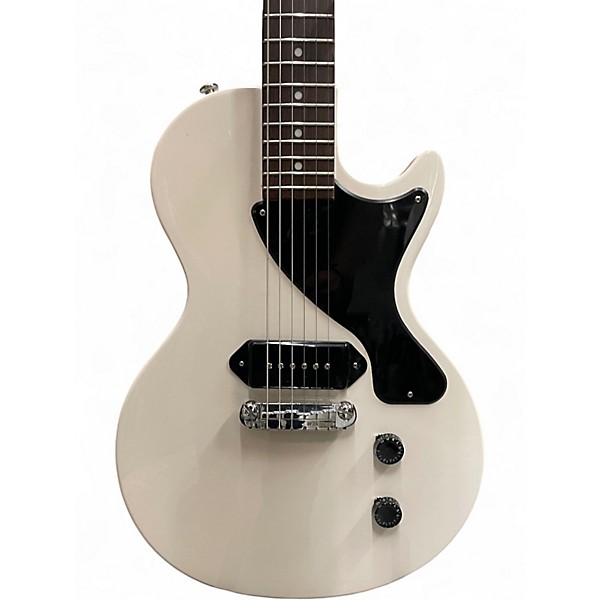 Used Epiphone LES PAUL JUNIOR BILLIE JOE White Solid Body Electric Guitar