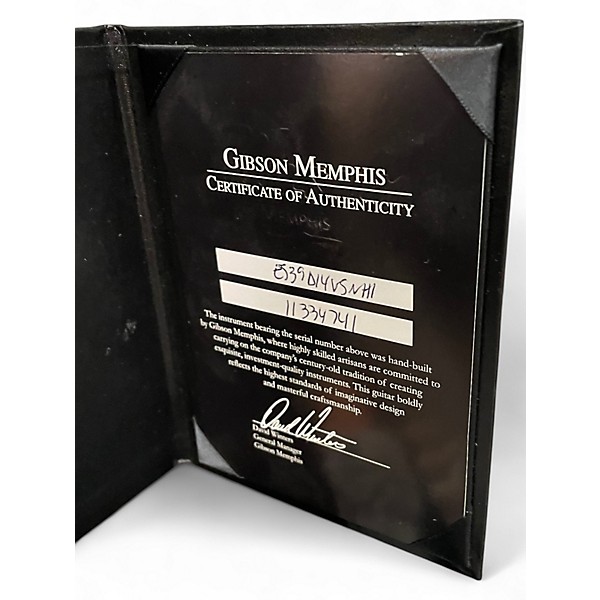 Used Gibson ES339 Memphis Studio Sunburst Hollow Body Electric Guitar