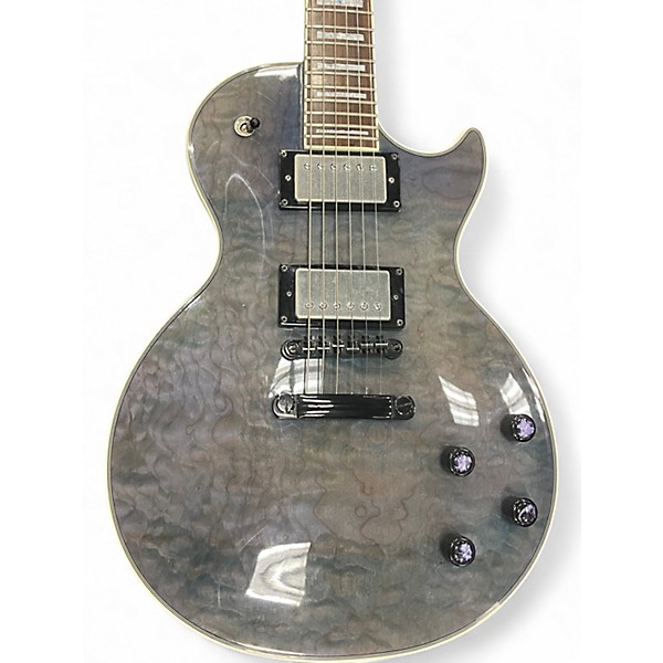 Used Epiphone Prophecy Les Paul Custom Plus Midnight Sapphire Solid Body Electric Guitar