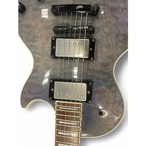 Used Epiphone Prophecy Les Paul Custom Plus Midnight Sapphire Solid Body Electric Guitar